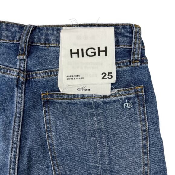 Rag & Bone Nina High Rise Flare Jean Size 25 - Picture 6 of 9